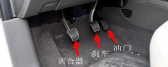 油门刹车离合位置